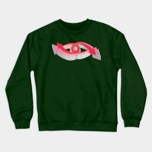 Alien plane art designs Crewneck Sweatshirt